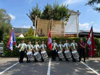 Toller Auftritt zusammen mit der Harmonie Wettingen Kloster an der 1.August-Feier in Wettingen 🥁♥️🇨🇭#trommelwirbel #1august🇨🇭 #happybirthdayschweiz🇨🇭 #teamwork #bestteam